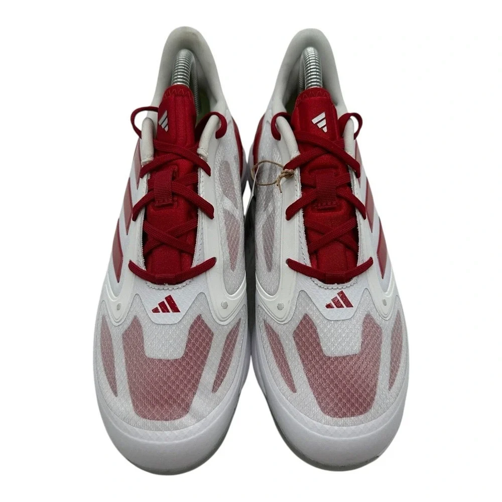 Adidas Adizero Purehustle 3 Elite Softball Cleats Womens Size 8 White Red IG7130
